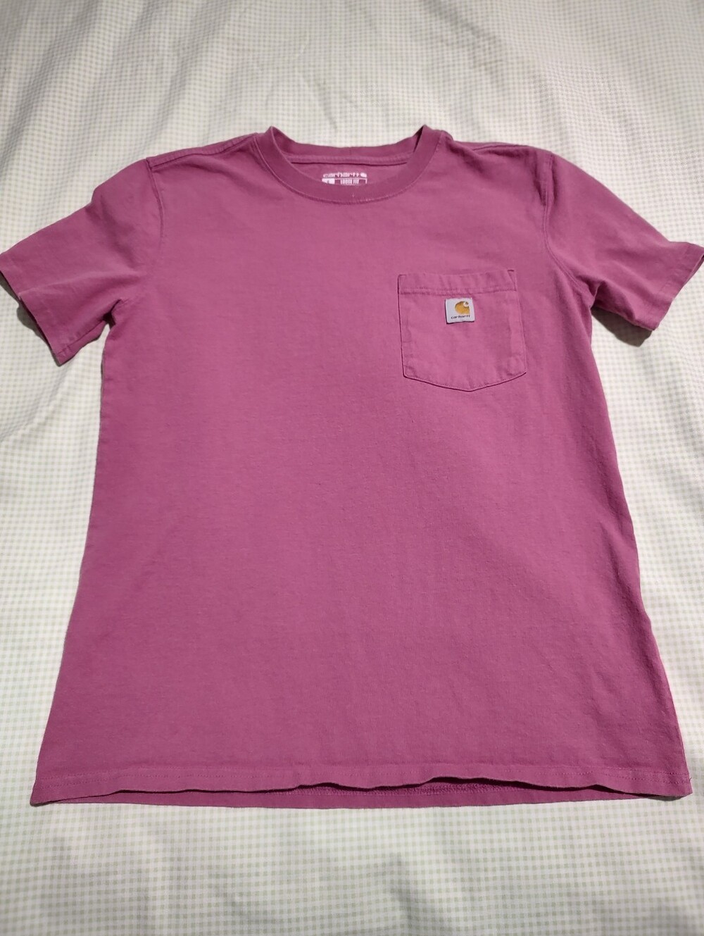 Carhartt Men's Short Sleeve Pocket Tee in Mauve